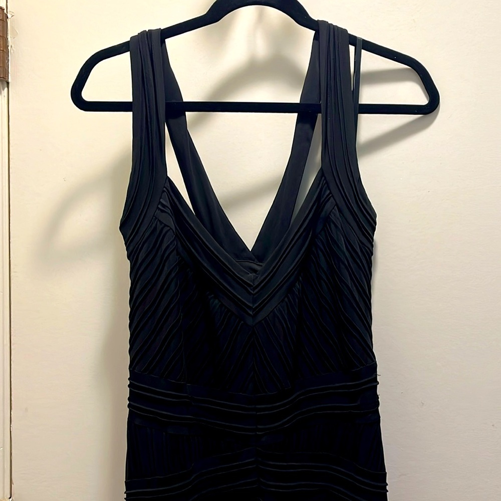 EUC Long Calvin Klein Black Evening Dress